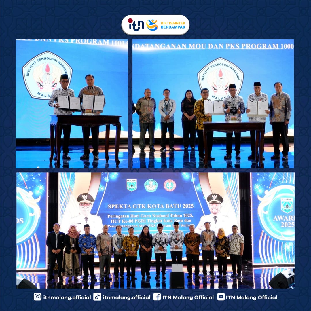 Tingkatkan Kualitas SDM Kota Batu, ITN Malang Jadi Mitra Program Beasiswa 1000 Sarjana.