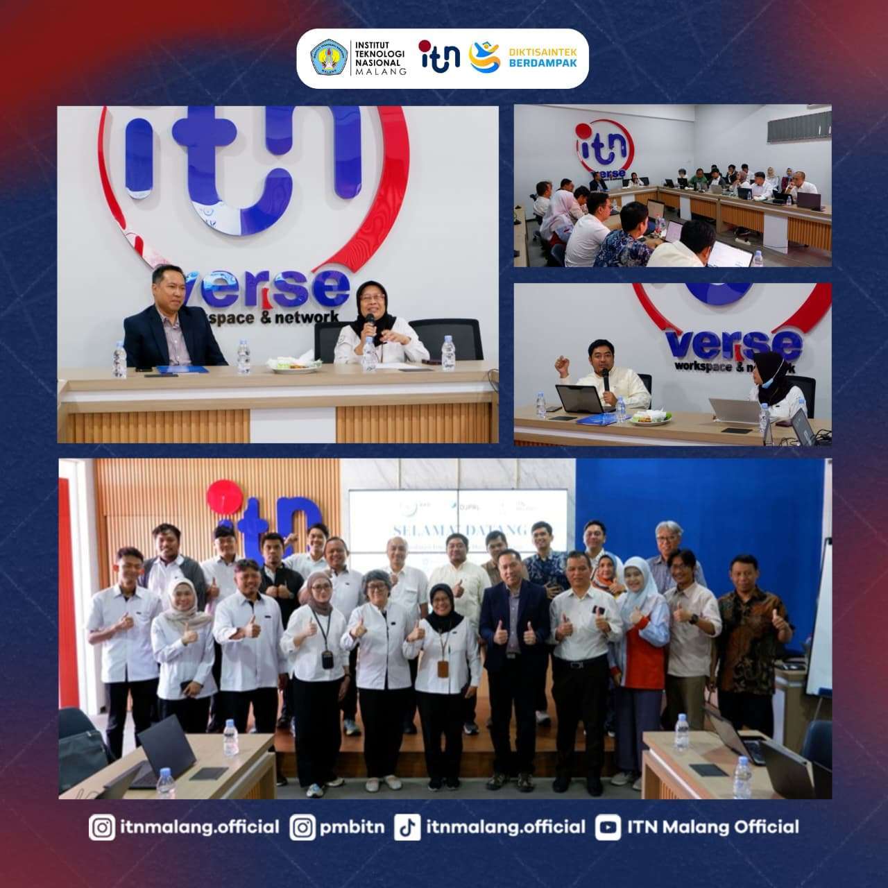 Mantapkan Sistem Informasi Ruang Laut, Kementerian Kelautan dan Perikanan (KKP) dan ITN Malang Gelar Workshop Finalisasi Data.