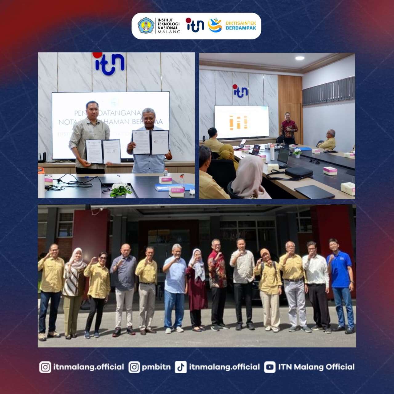Perkuat Jejaring Industri, ITN Malang Gandeng PT Gratama Consultant dan Jajaki Kolaborasi dengan PT Chint Indonesia